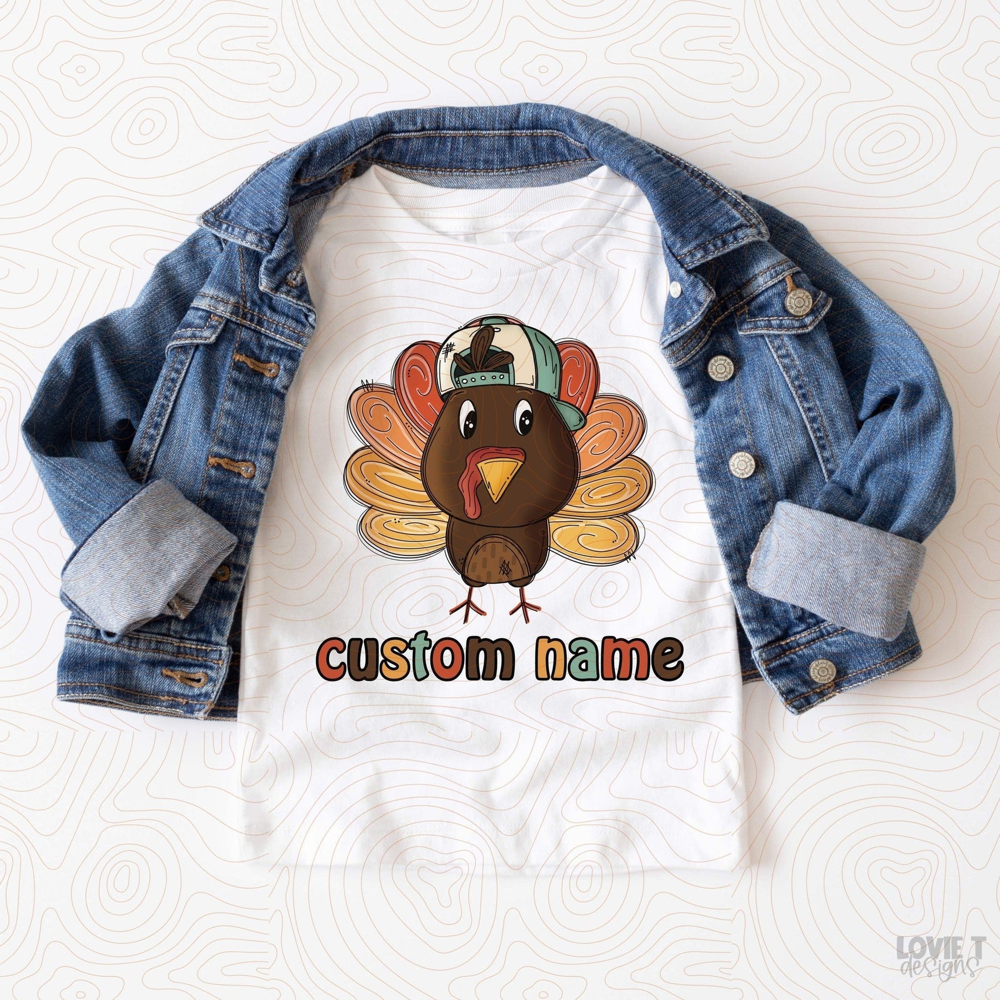 Turkey with Optional Name-Lovie T Designs