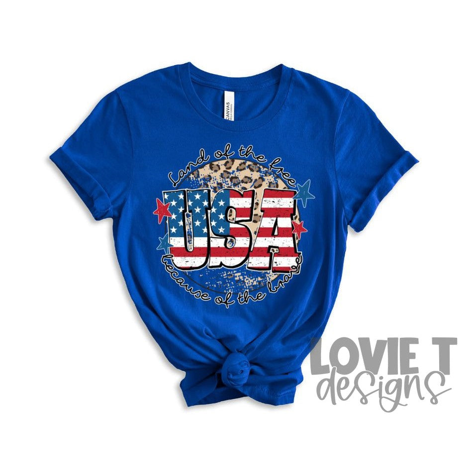 USA Land Of The Free-Lovie T Designs