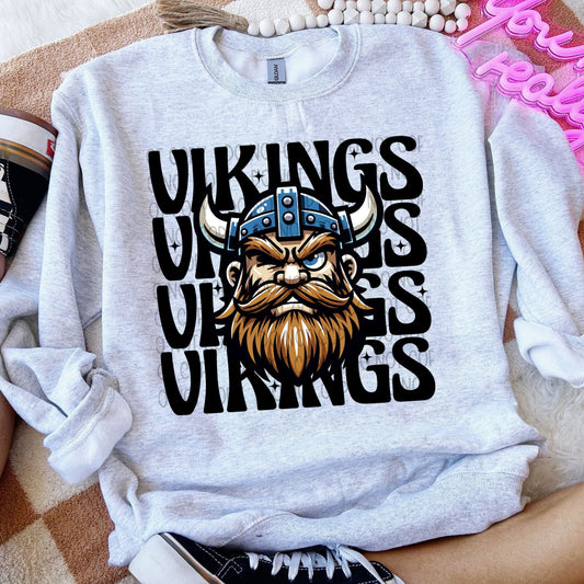 Vikings Winking Mascot-Lovie T Designs