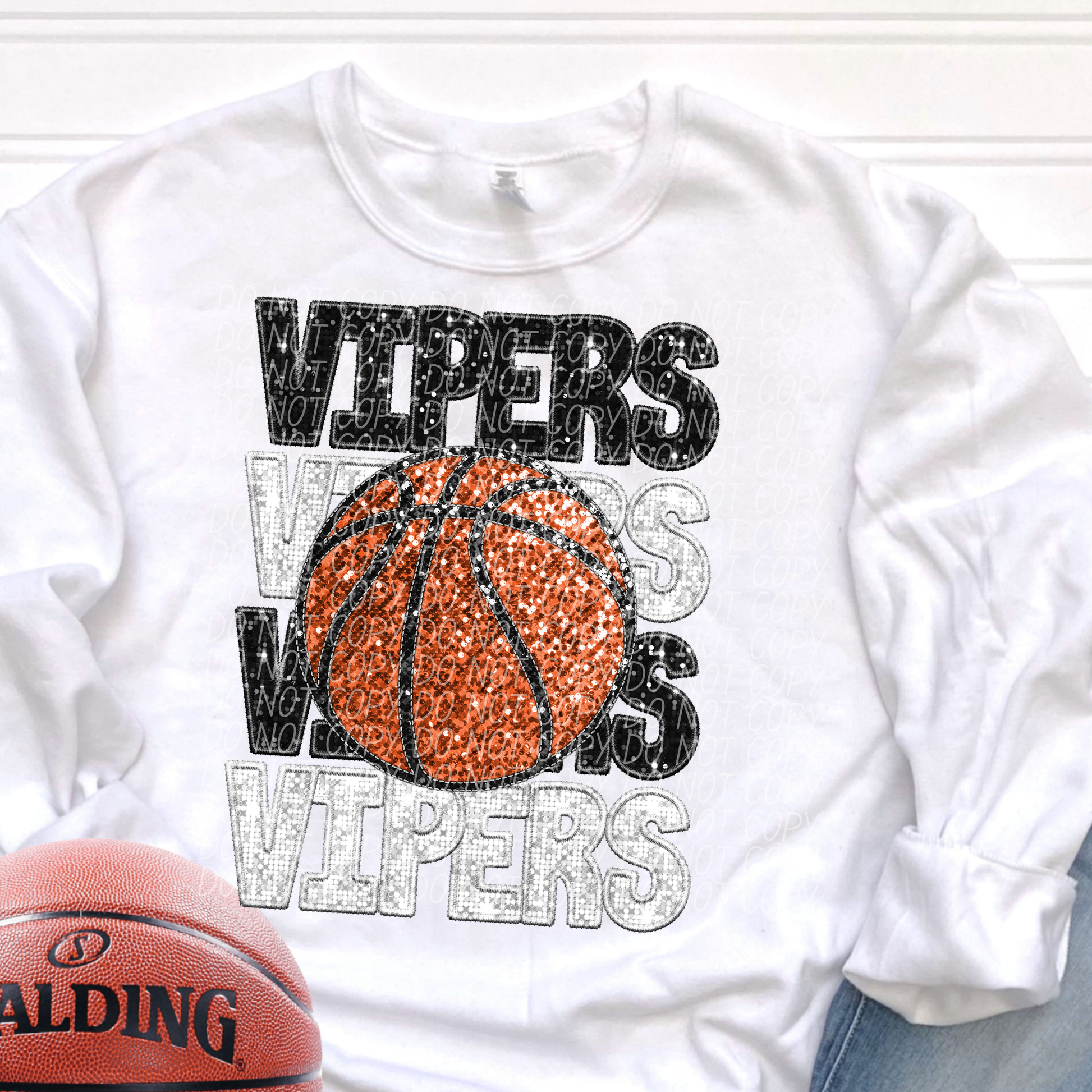 Vipers Black White-[DTF Transfer]-Lovie T Designs