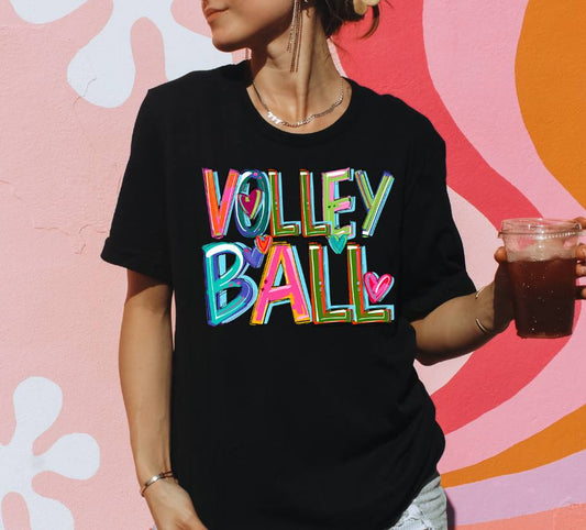 Volleyball Cheery Bright-Lovie T Designs