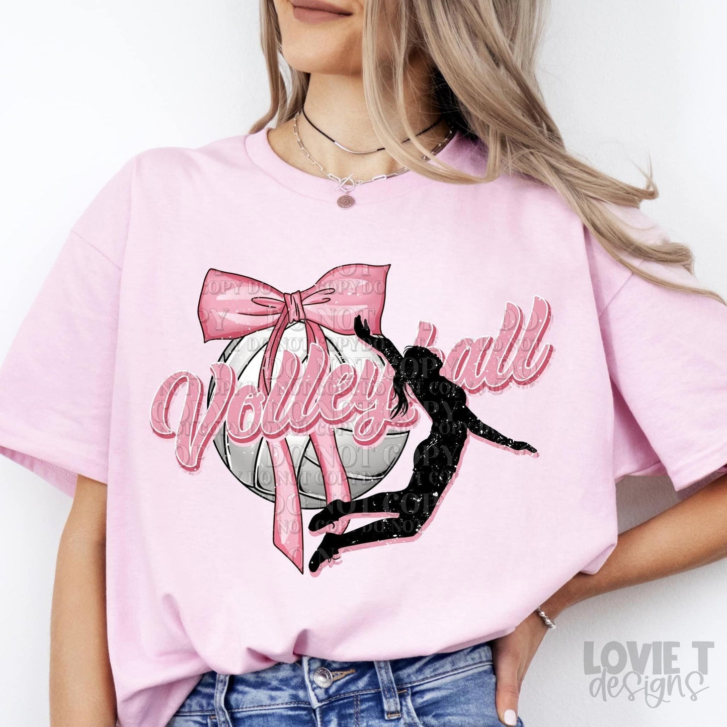 Volleyball Coquette-Lovie T Designs