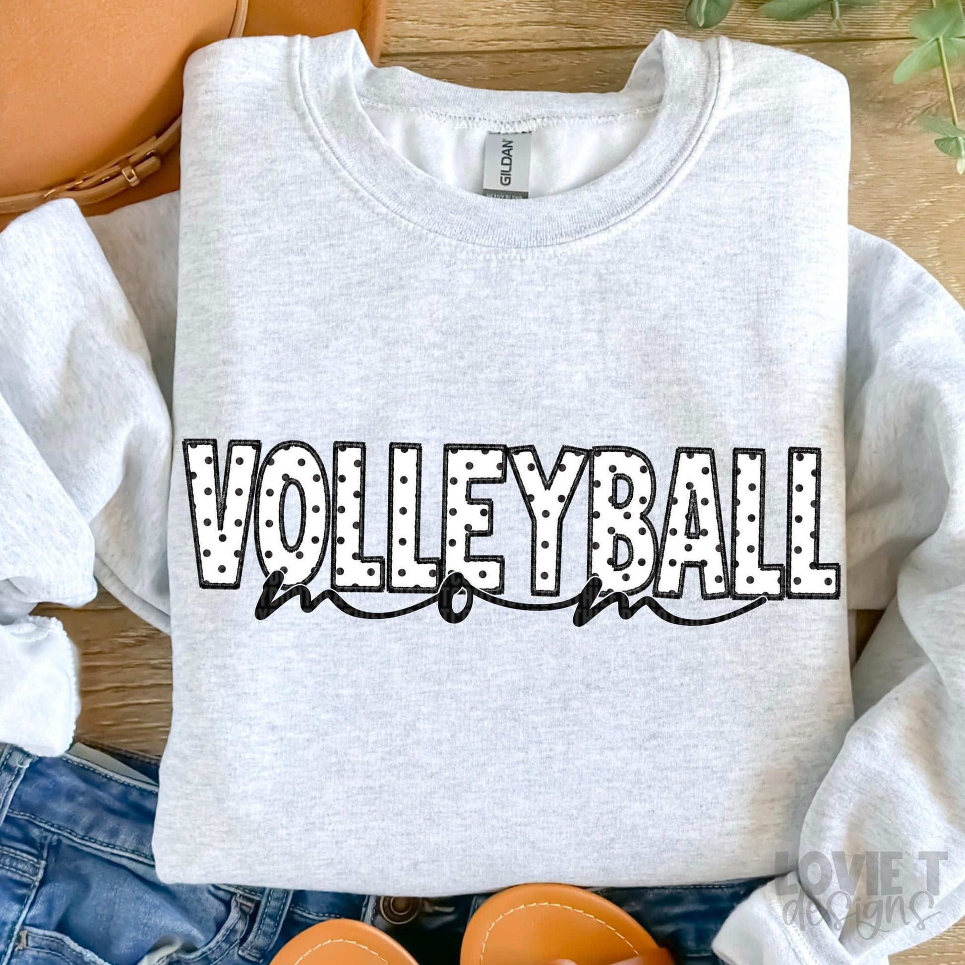 Volleyball Mom-Lovie T Designs