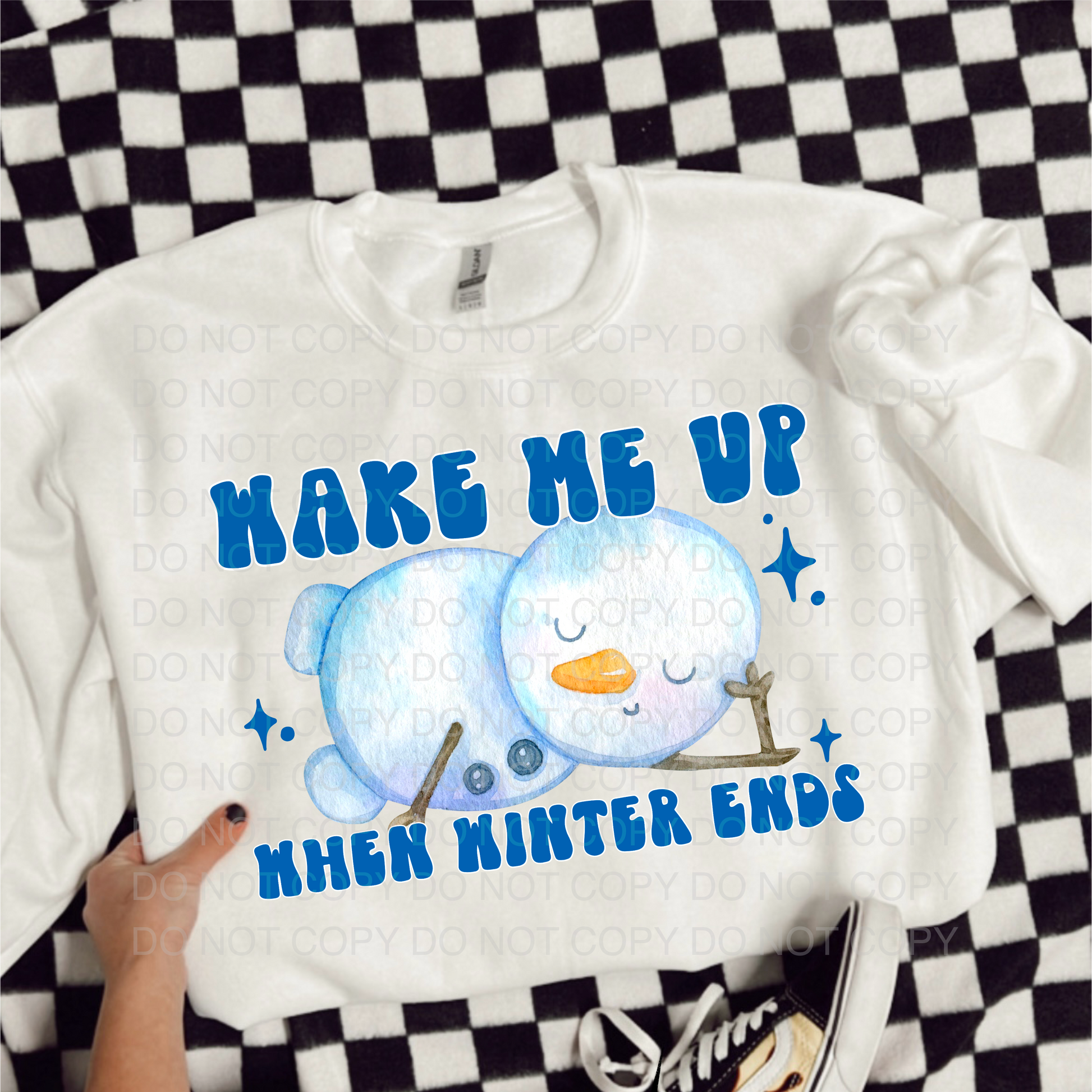 Wake Me Up When Winter Ends-[DTF Transfer]-Lovie T Designs