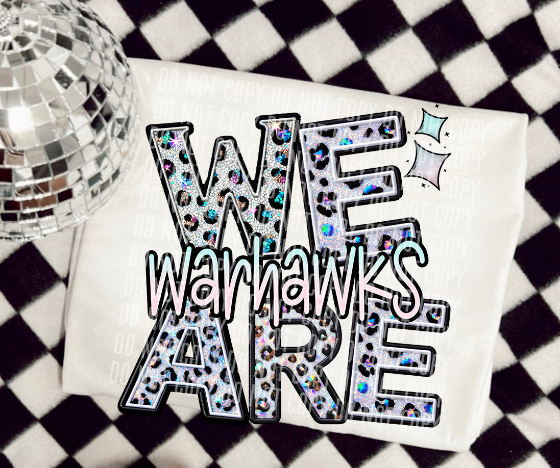 Warhawks We Are Leopard Mascots-Lovie T Designs