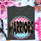 Warriors Neon Circle Mascots-Lovie T Designs