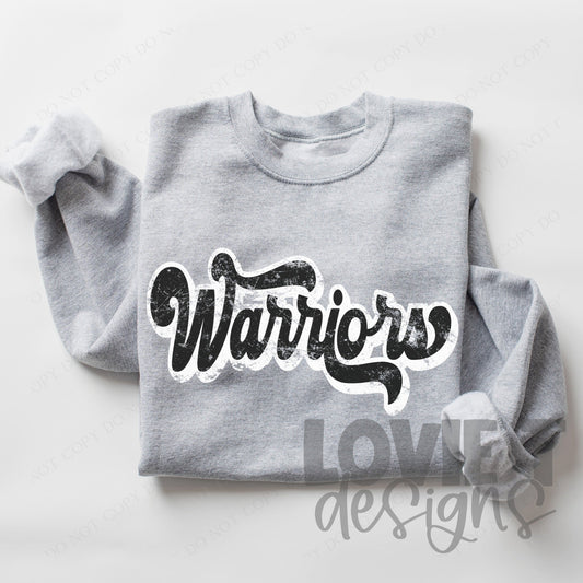 Warriors Retro Font-Lovie T Designs