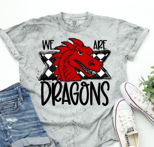 We Are Dragons Red-Lovie T Designs