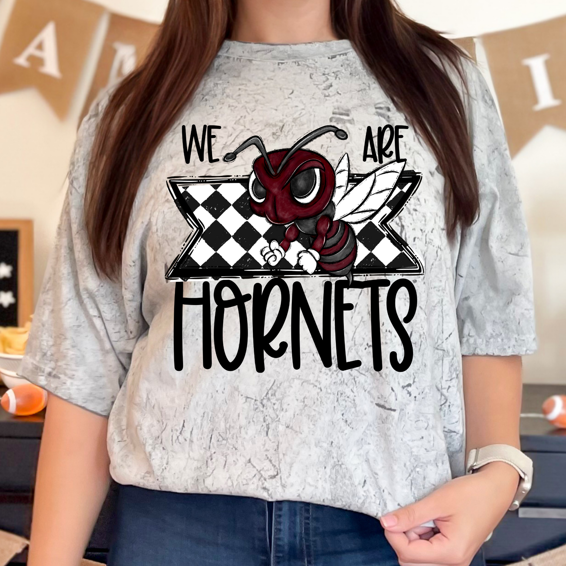 We Are Hornets Maroon-Lovie T Designs