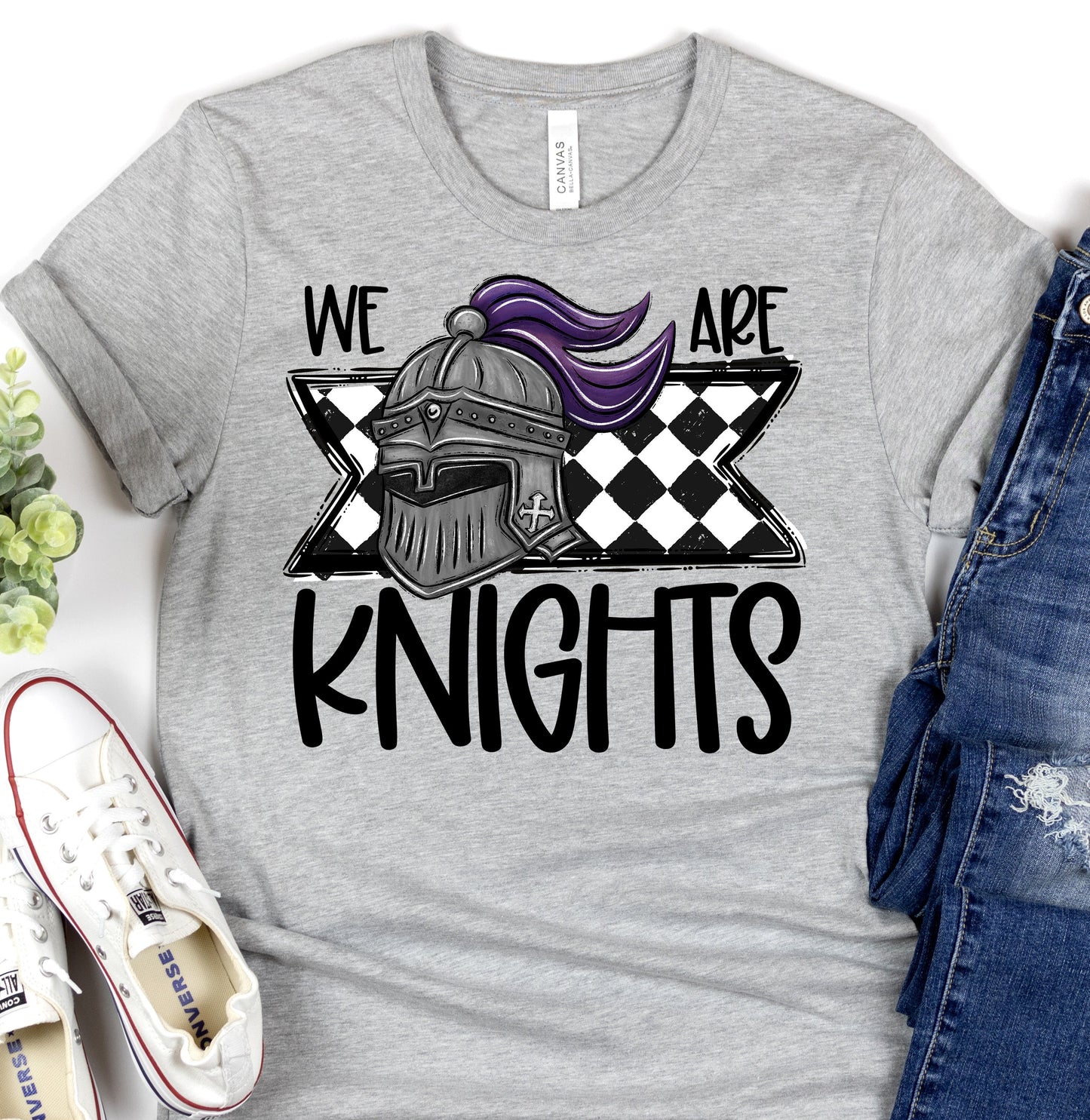 We Are KNIGHTS PURPLE-Lovie T Designs