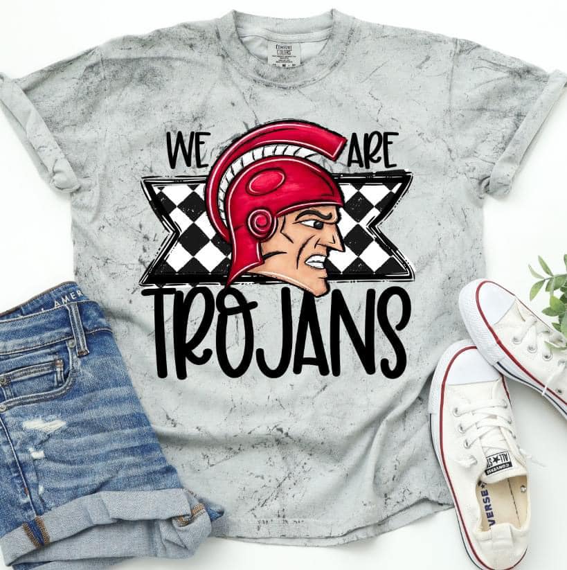 We Are Trojans Red-Lovie T Designs