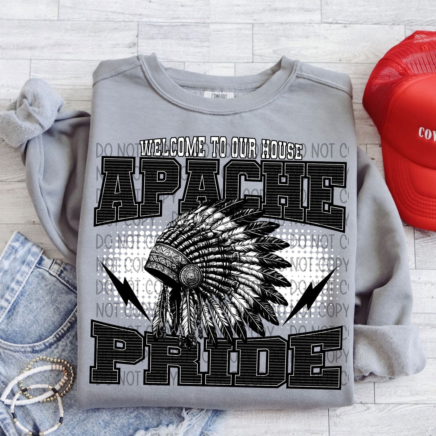 Welcome To Our House Apache Pride-Lovie T Designs