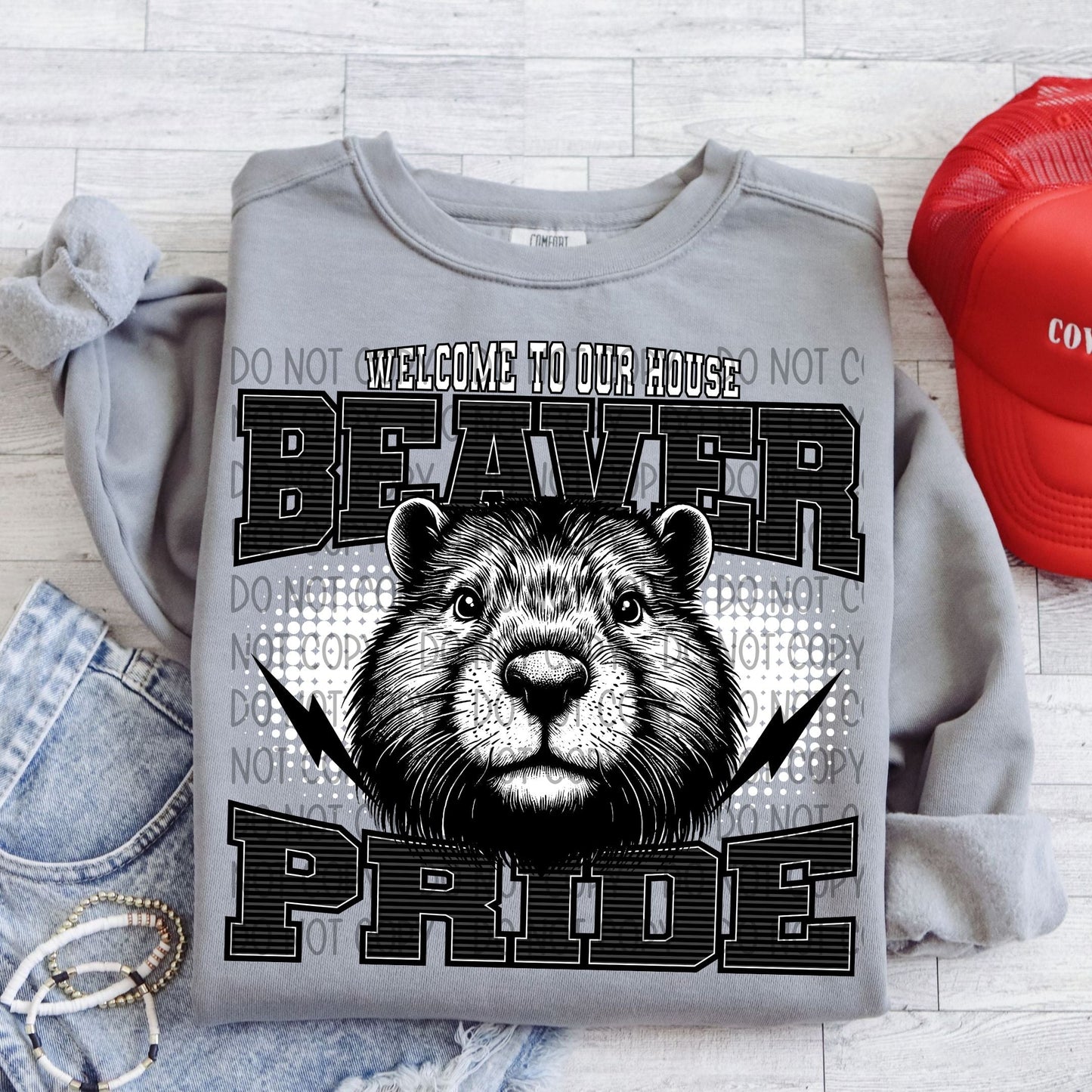 Welcome To Our House Beaver Pride-Lovie T Designs