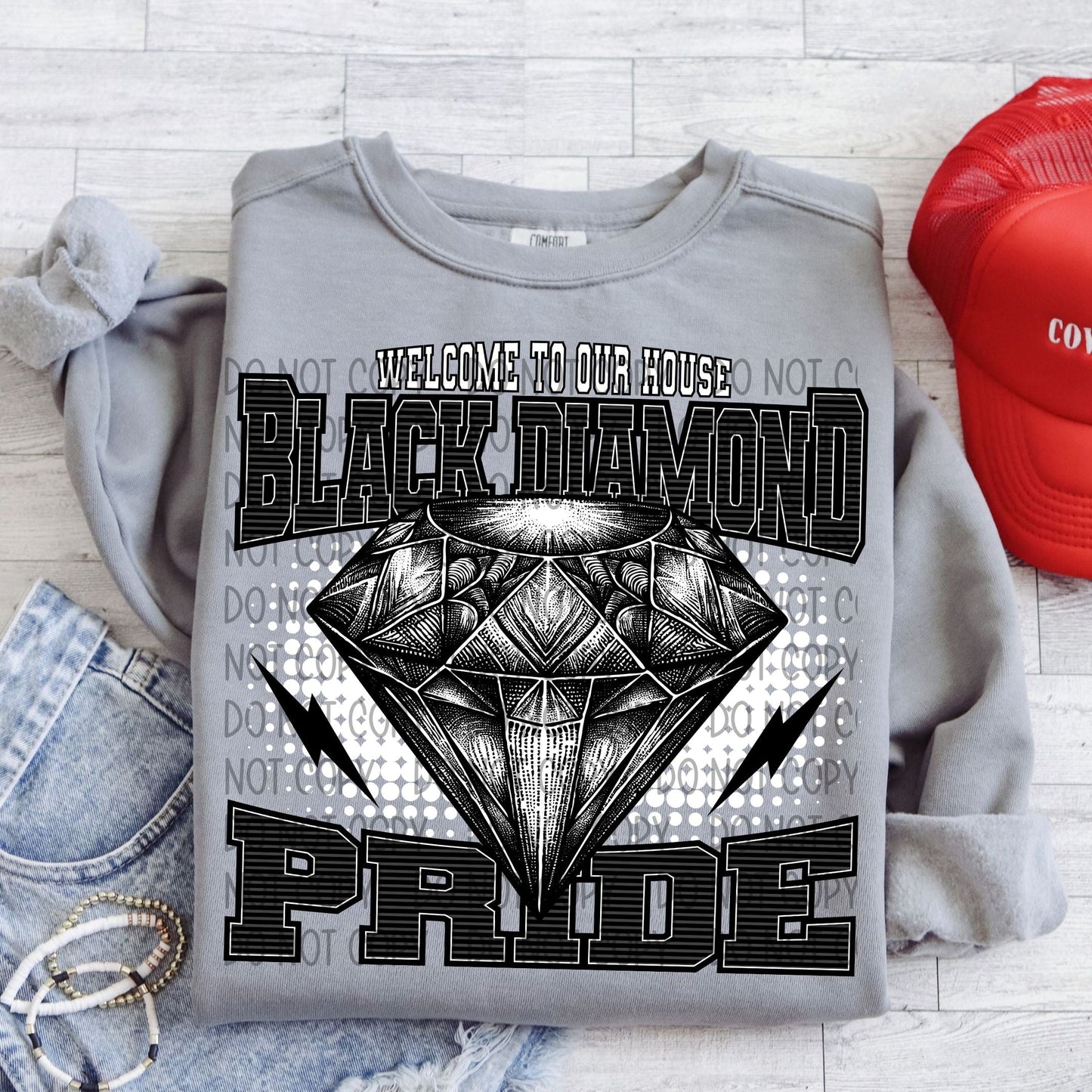 Welcome To Our House Black Diamond Pride-Lovie T Designs