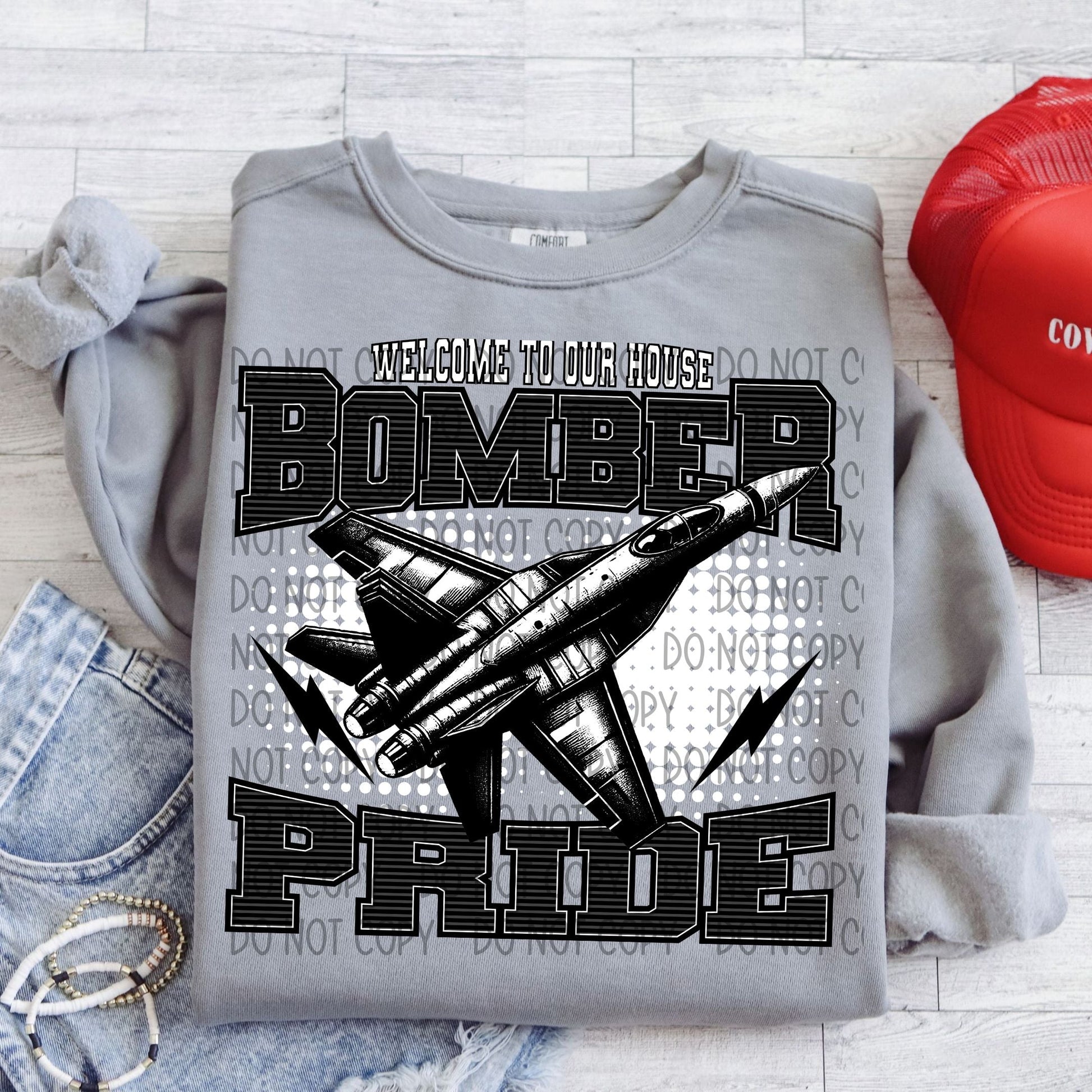 Welcome To Our House Bomber Pride-Lovie T Designs