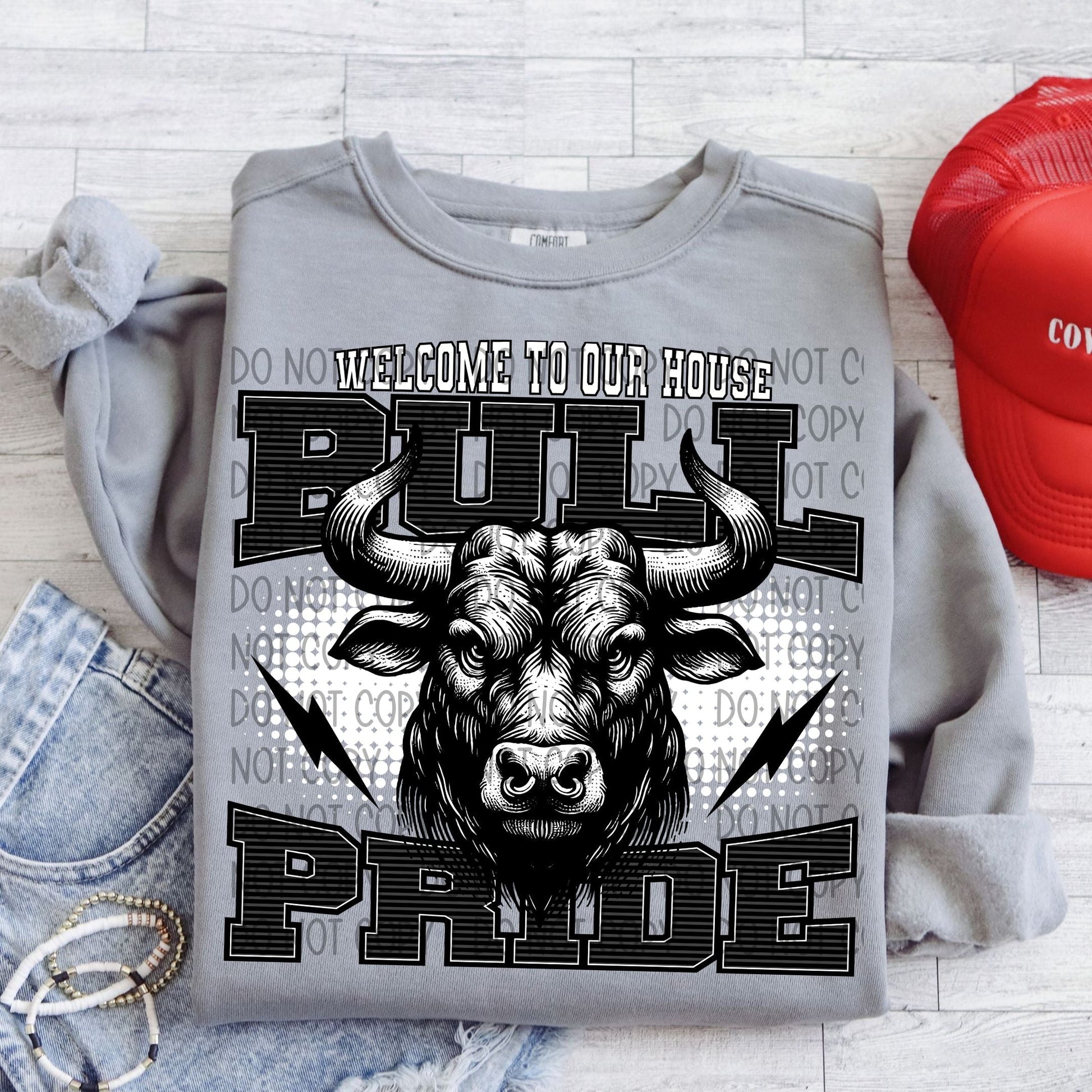 Welcome To Our House Bull Pride-Lovie T Designs