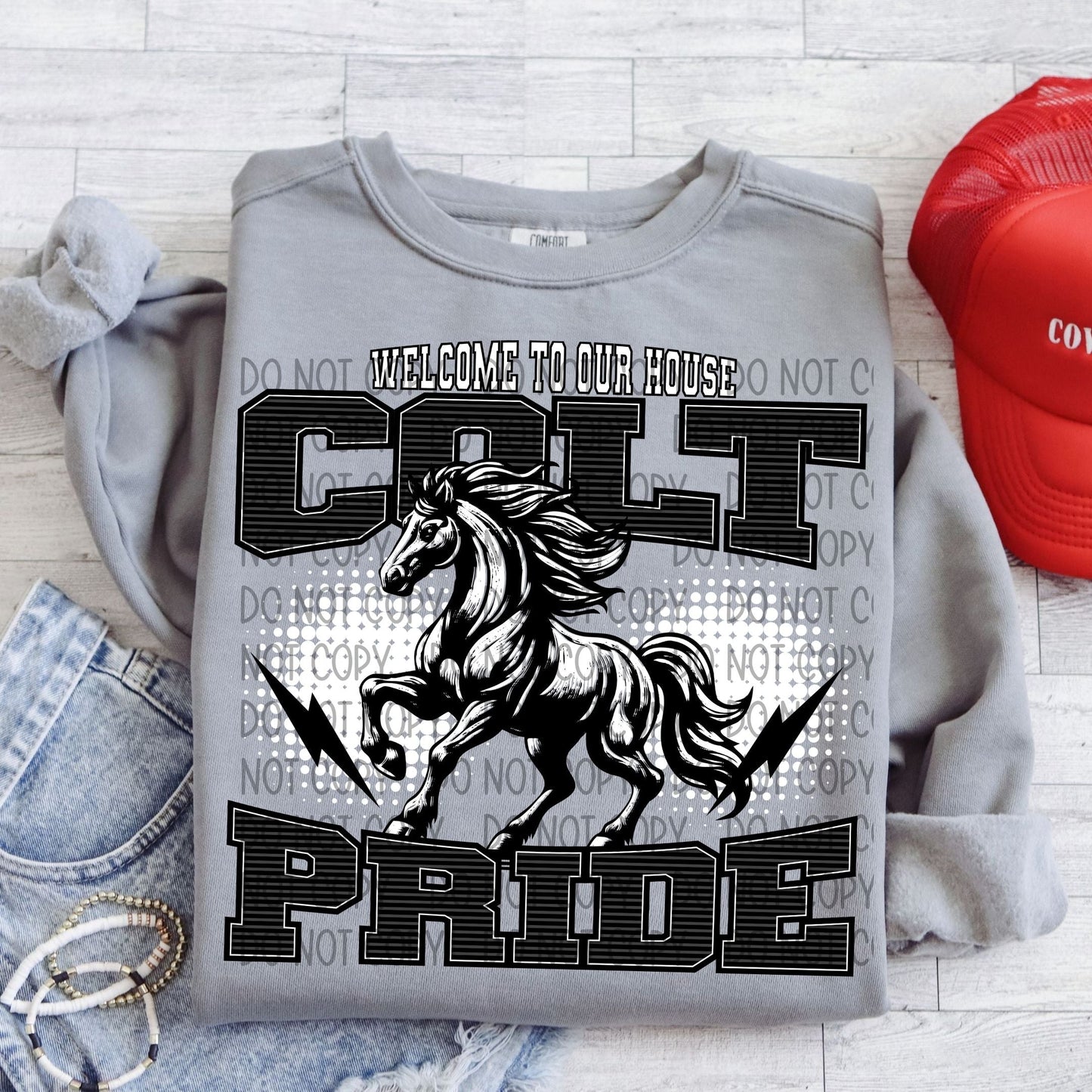 Welcome To Our House Colt Pride-Lovie T Designs