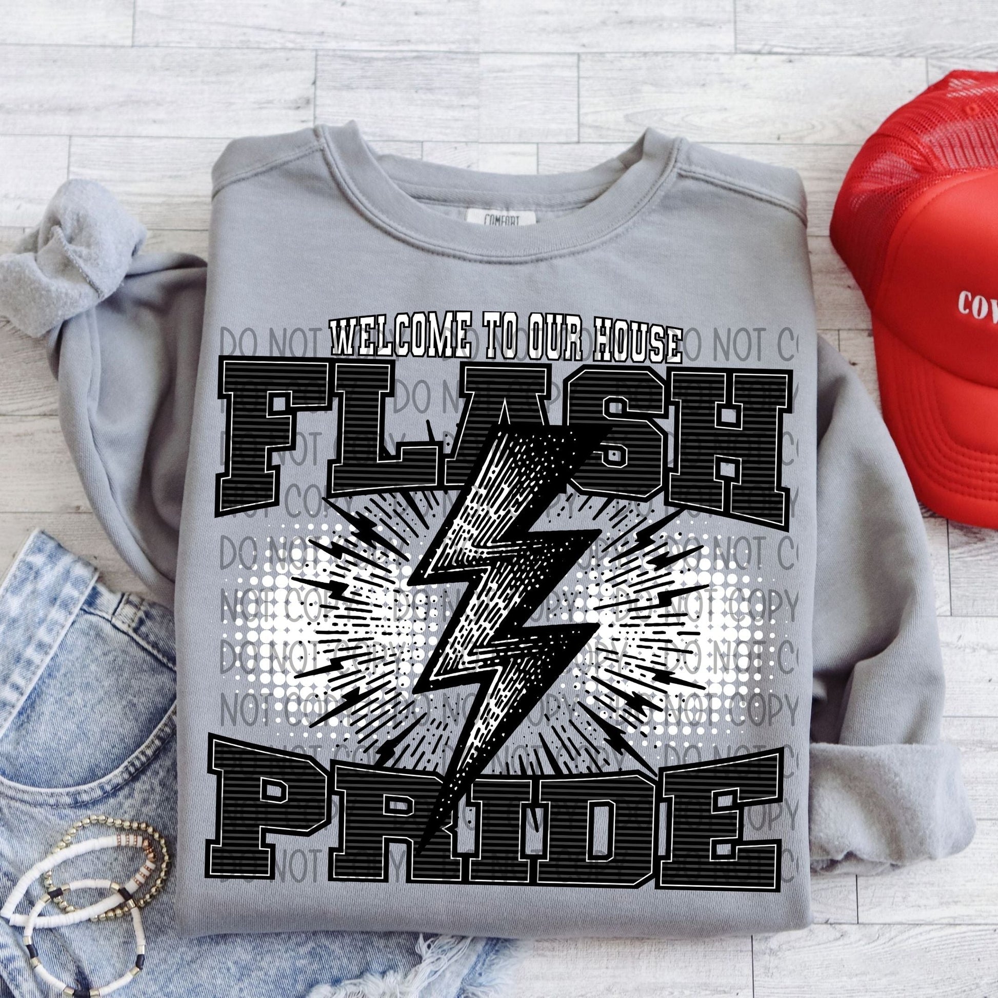 Welcome To Our House Flash Pride-Lovie T Designs