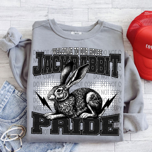 Welcome To Our House Jackrabbit Pride-Lovie T Designs