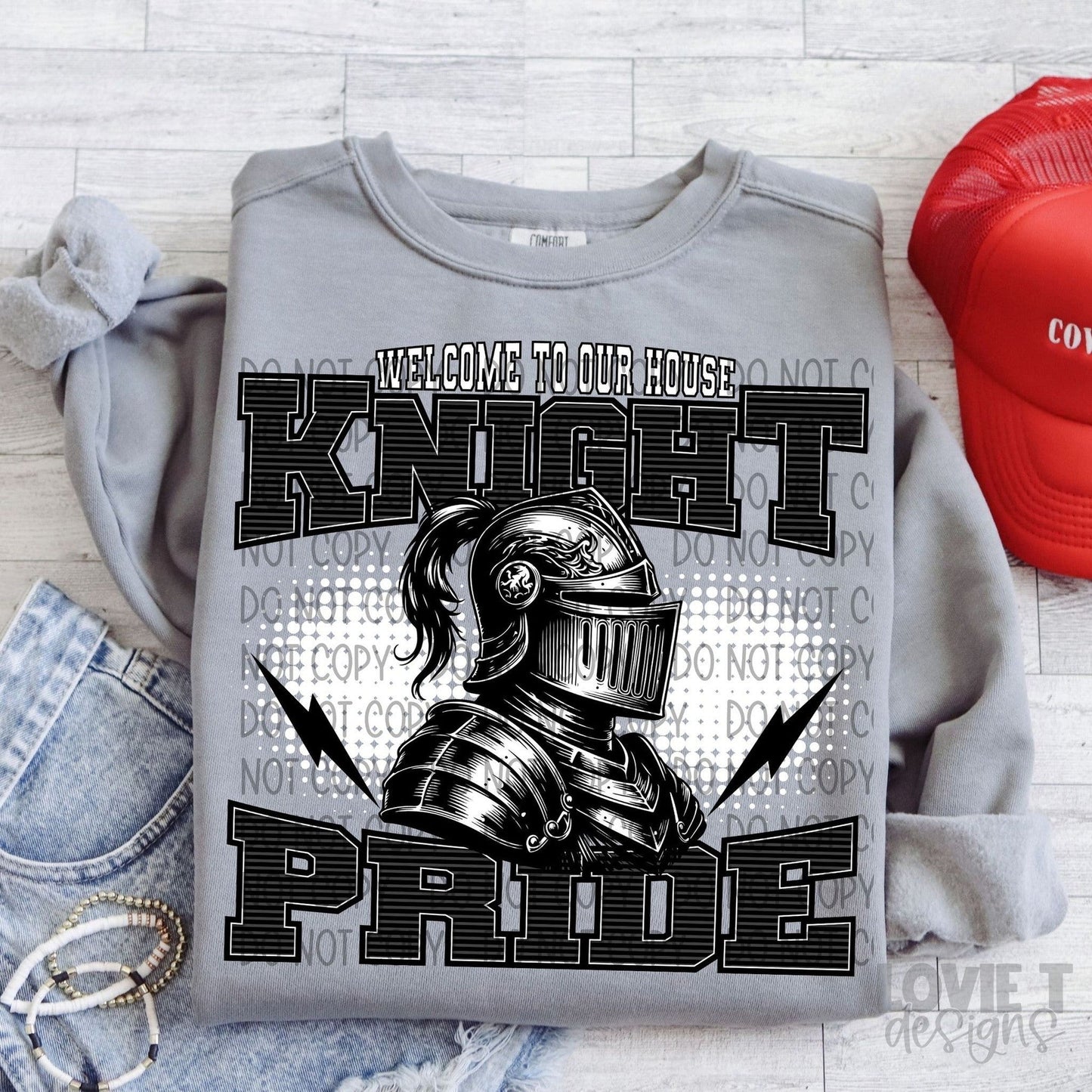 Welcome To Our House Knight Pride-Lovie T Designs