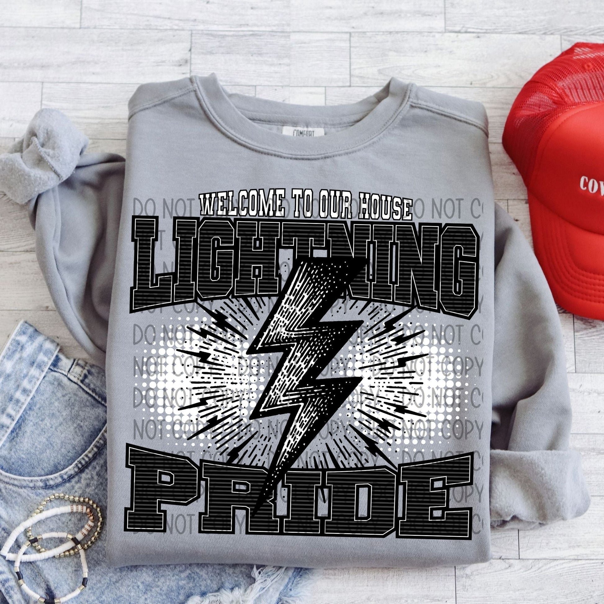 Welcome To Our House Lightning Pride-Lovie T Designs