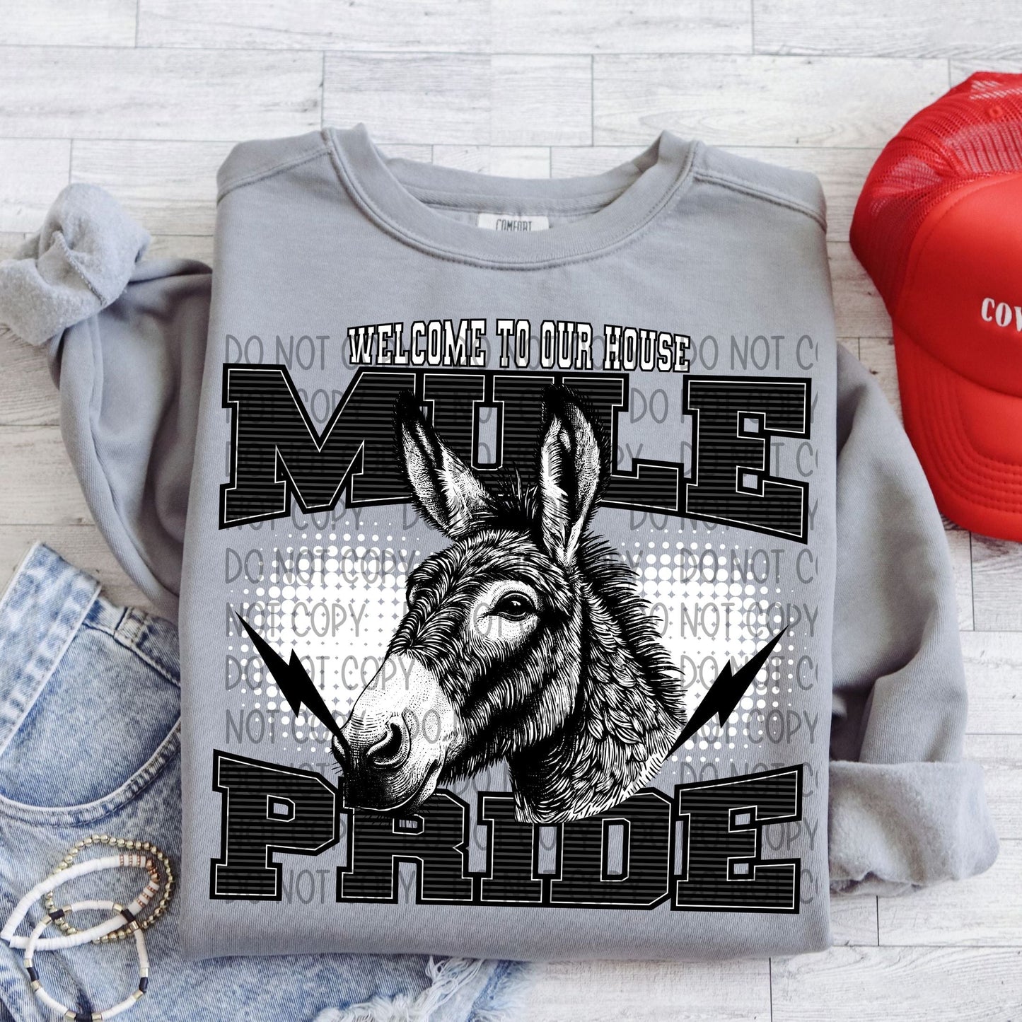 Welcome To Our House Mule Pride-Lovie T Designs