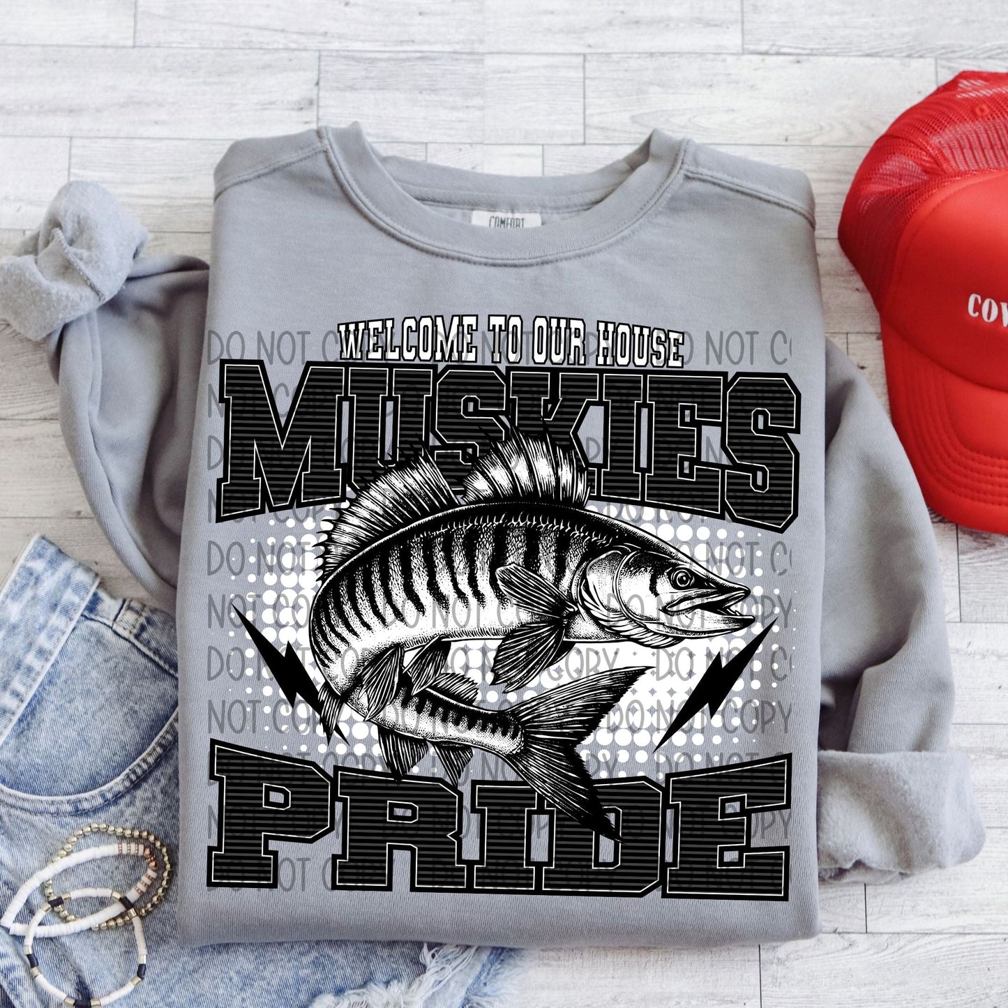 Welcome To Our House Muskies Pride-Lovie T Designs