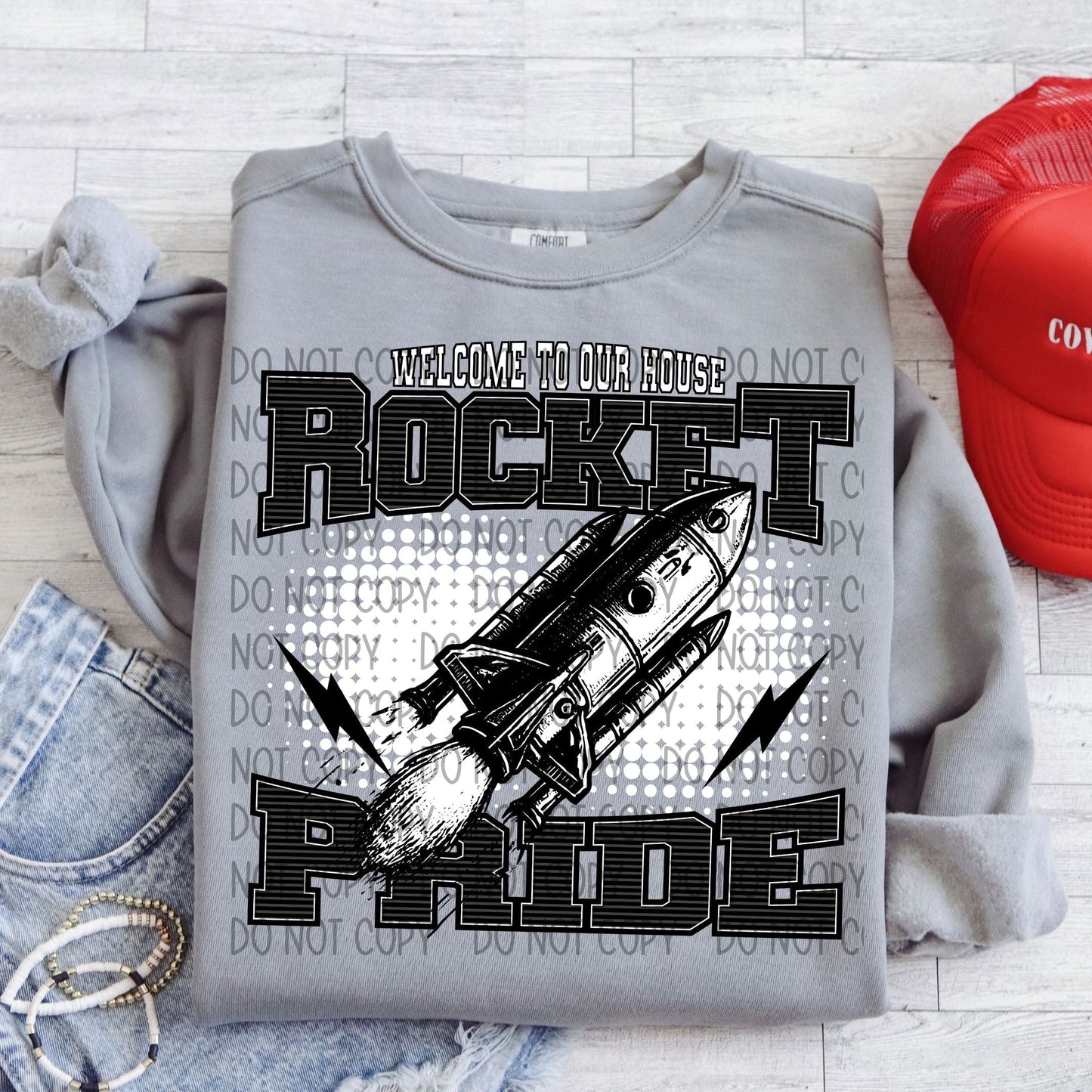 Welcome To Our House Rocket Pride-Lovie T Designs