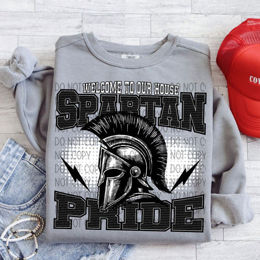 Welcome To Our House Spartan Pride-Lovie T Designs