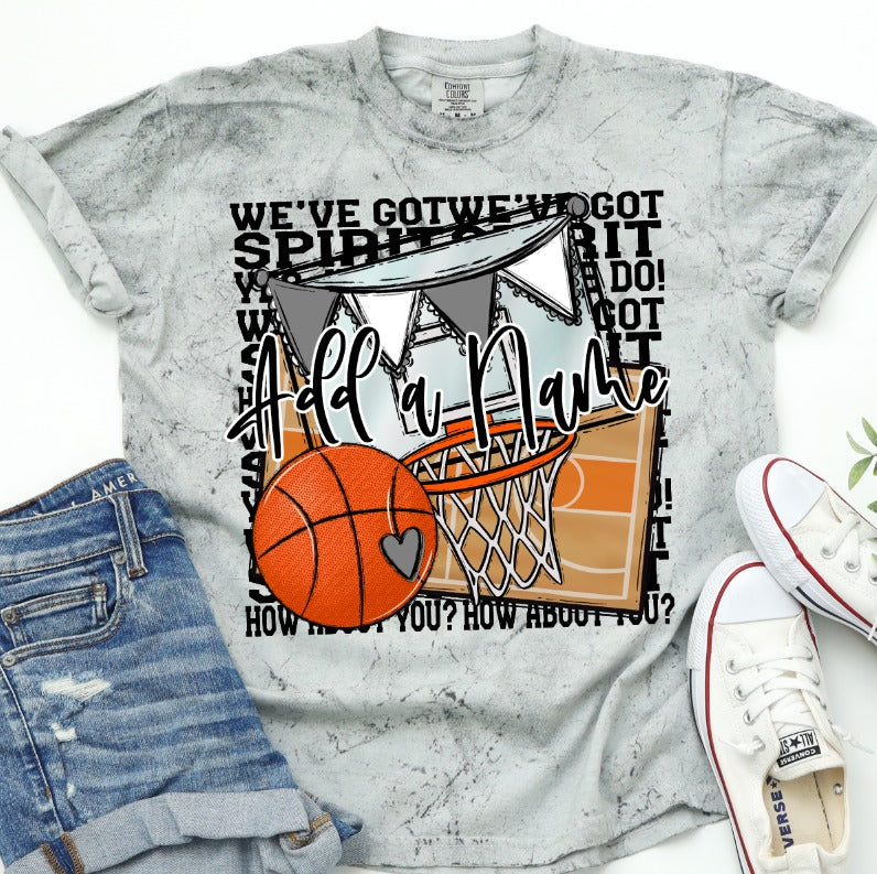 We've Got Spirit Basketball-Lovie T Designs