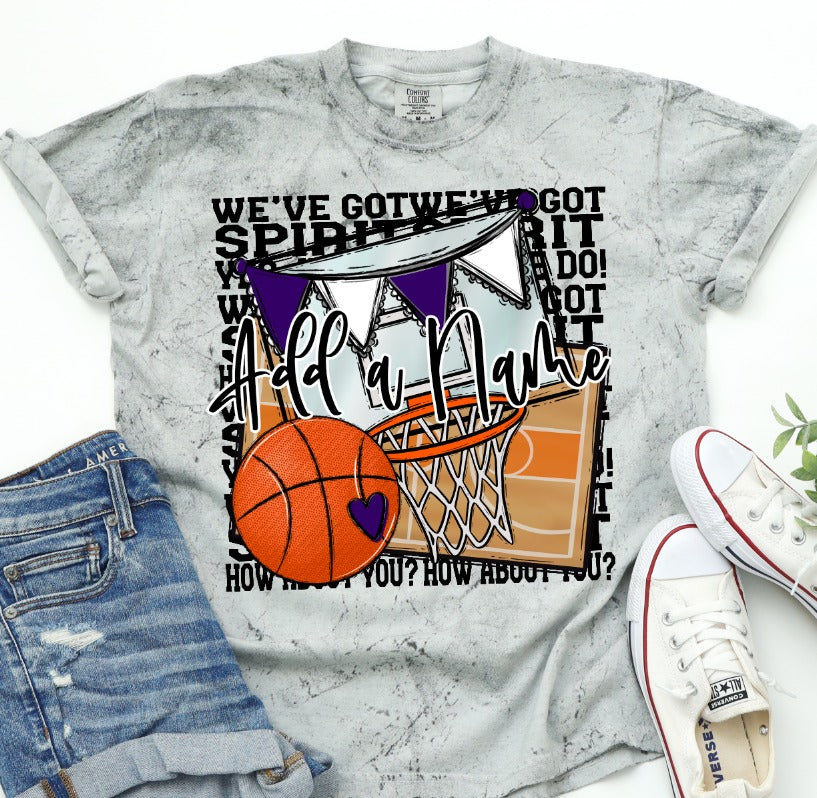 We've Got Spirit Basketball-Lovie T Designs