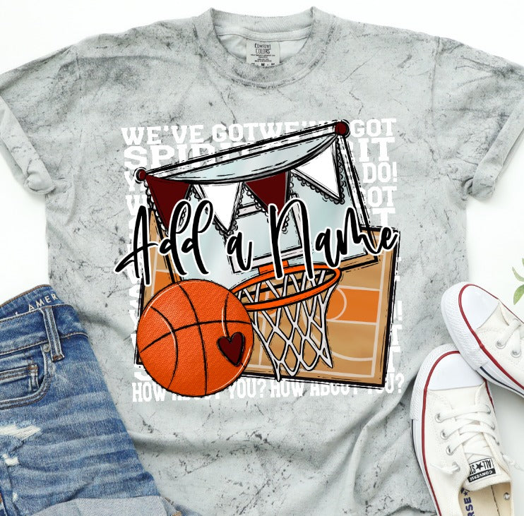 We've Got Spirit Basketball-Lovie T Designs