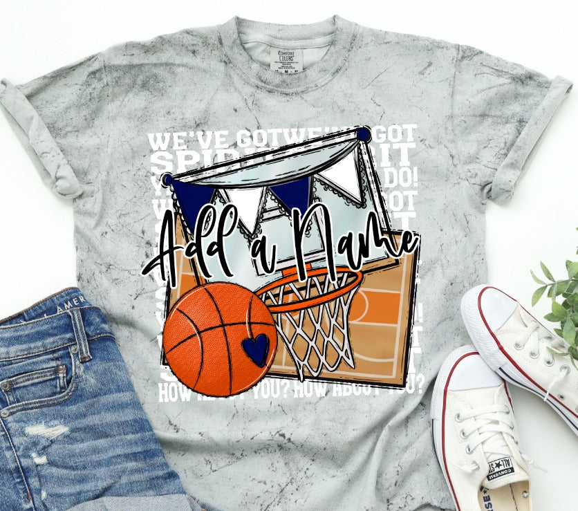 We've Got Spirit Basketball-Lovie T Designs