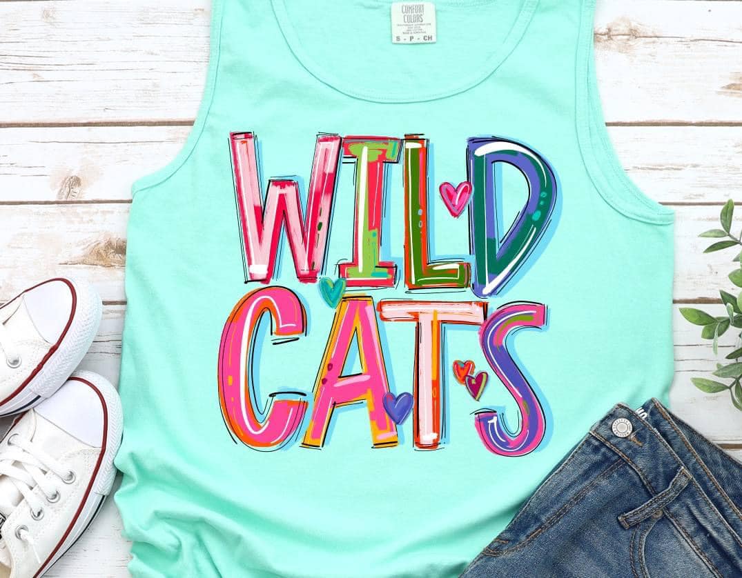 Wildcats Cheery Bright-Lovie T Designs