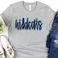 Wildcats Navy Columbia Blue-Lovie T Designs