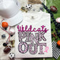 Wildcats Pink Out Animal Print Mascot-Lovie T Designs