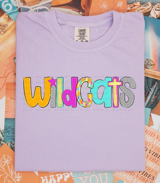 Wildcats Poppy Alpha Back To School-Lovie T Designs