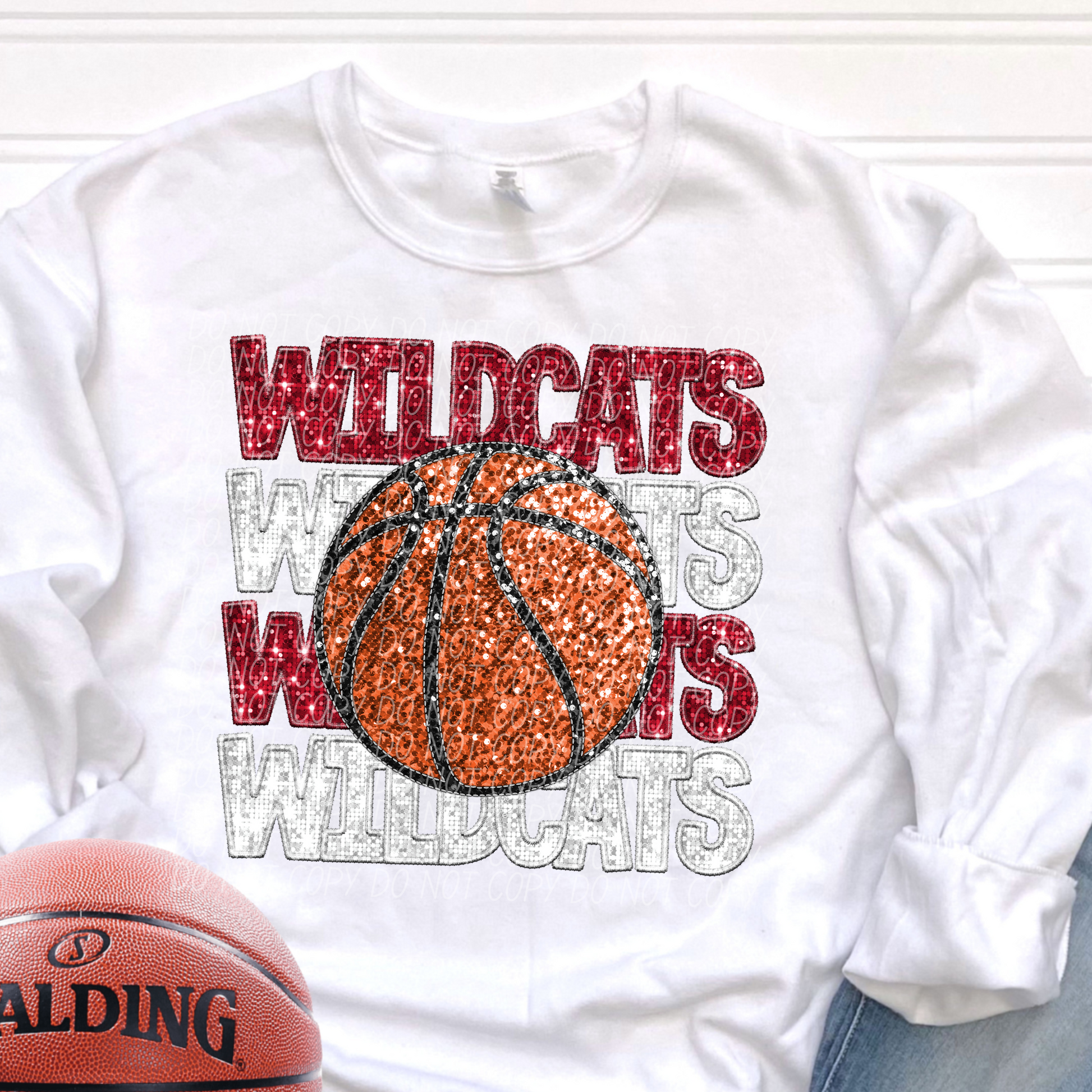 Wildcats Red White-[DTF Transfer]-Lovie T Designs