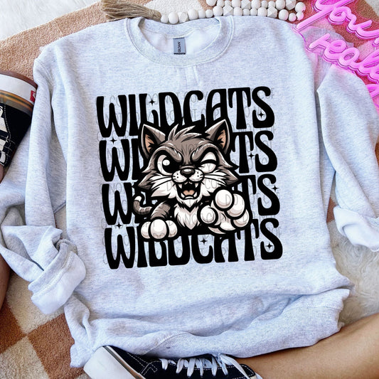 Wildcats Winking Mascot-Lovie T Designs