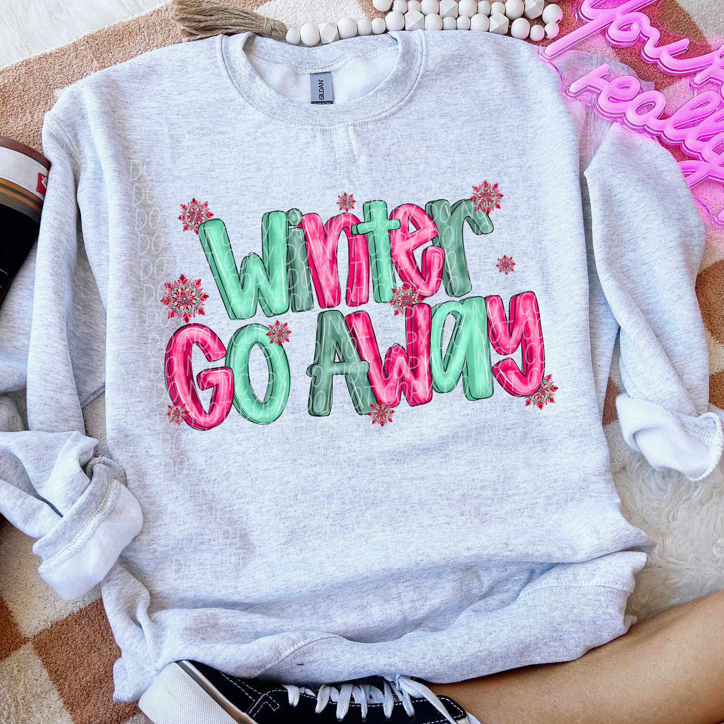 Winter Go Away-[DTF Transfer]-Lovie T Designs