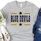 Winter Haven Blue Devils Navy Ath Gold All Stars-Lovie T Designs