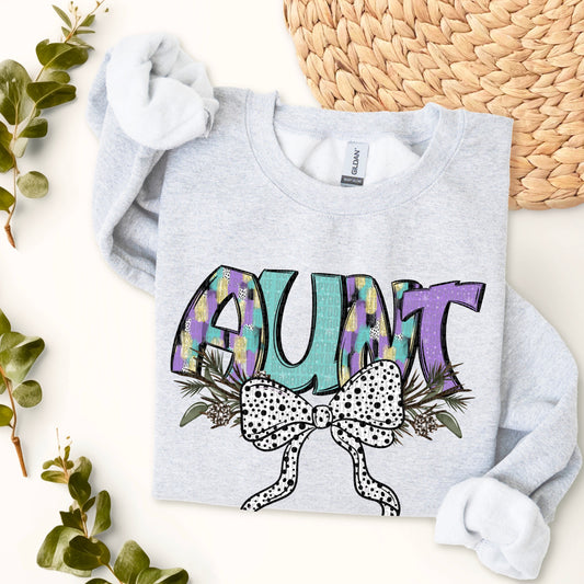 Winter Name Aunt-[DTF Transfer]-Lovie T Designs