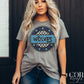 Wolves Bright Blue Checkered Stars Circle-Lovie T Designs