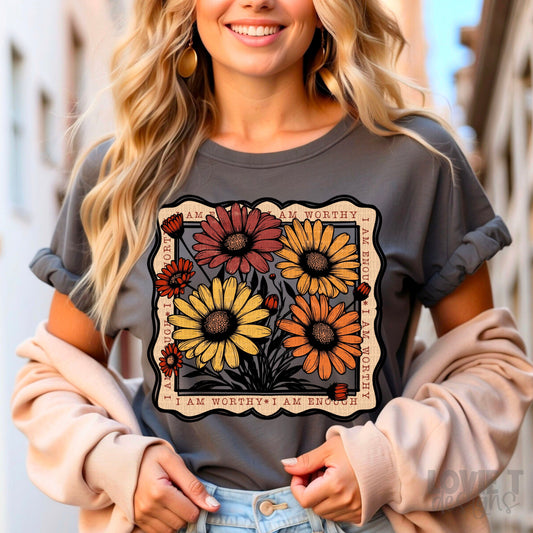 Worthy Enough Floral-Lovie T Designs