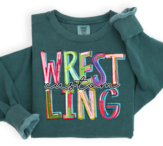 Wrestling Cheery No Hearts-Lovie T Designs