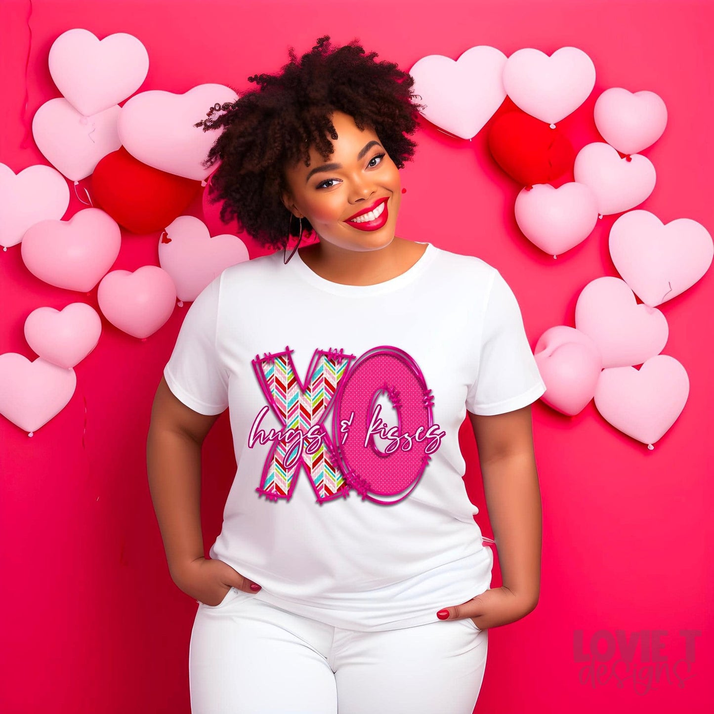 XO Hugs & Kisses-Lovie T Designs