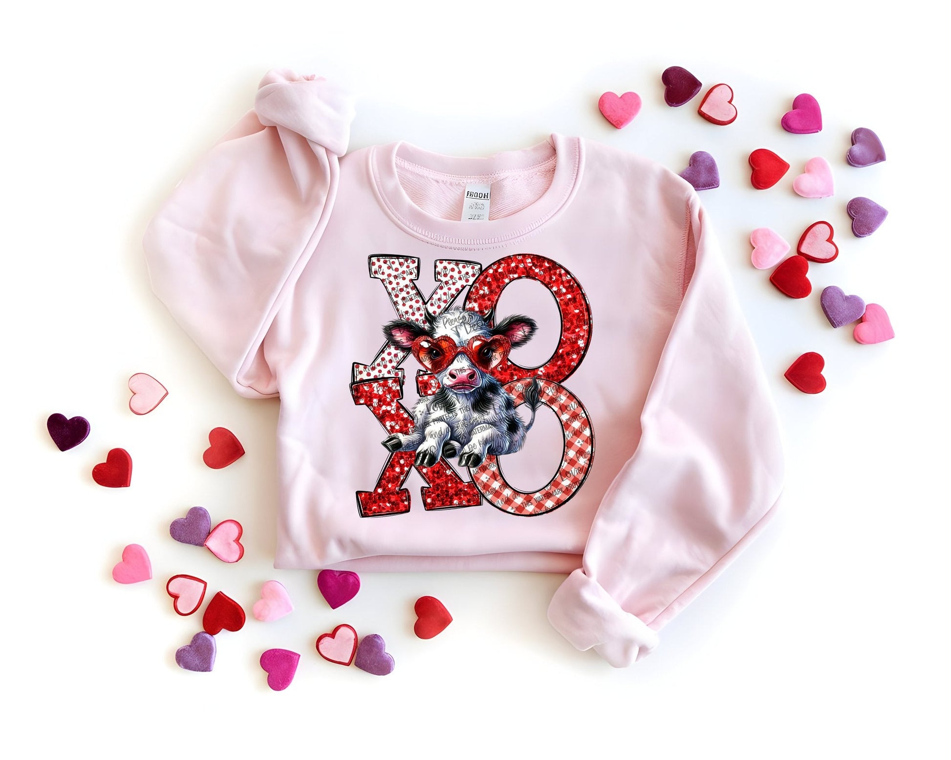 XOXO Cow-[DTF Transfer]-Lovie T Designs