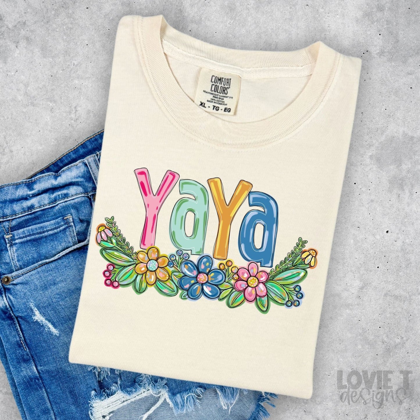 Yaya Spring Floral Mother's Day-Lovie T Designs