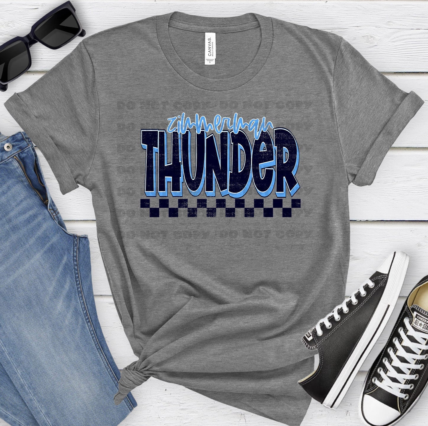 Zimmerman Thunder Navy Columbia Grunge-Lovie T Designs