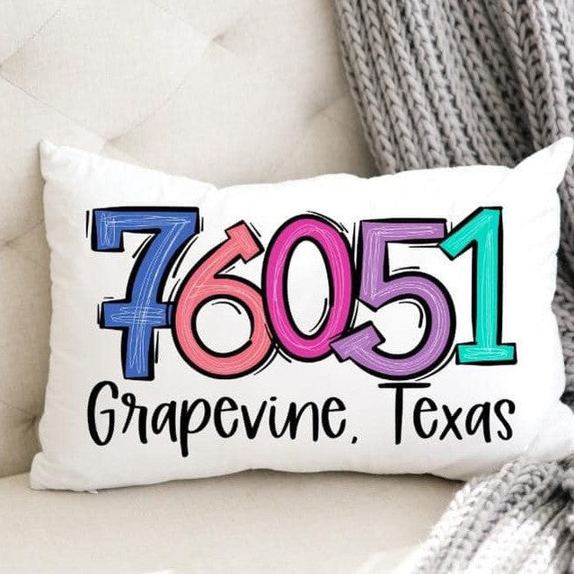 Zip Code Fun Serif Alpha-Lovie T Designs